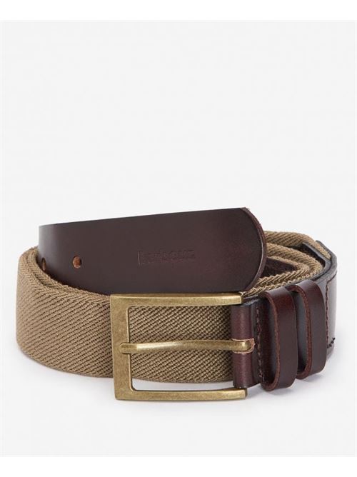 albyn leather webbing belt BARBOUR | MAC0444BR11