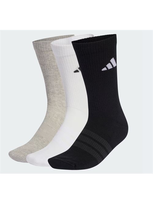 c ess crw 3p ADIDAS | KC9624MGREYH/WHITE/BLACK