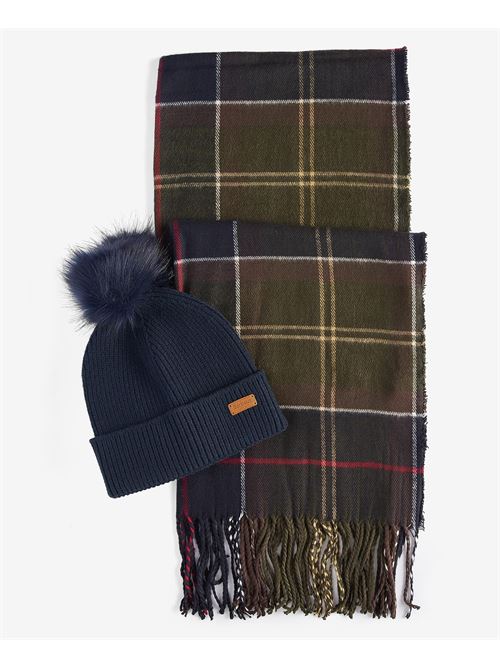 dover beanie & hailes scarf BARBOUR | LGS0054TN11