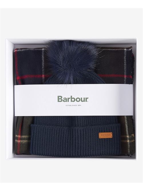 dover beanie & hailes scarf BARBOUR | LGS0054TN11