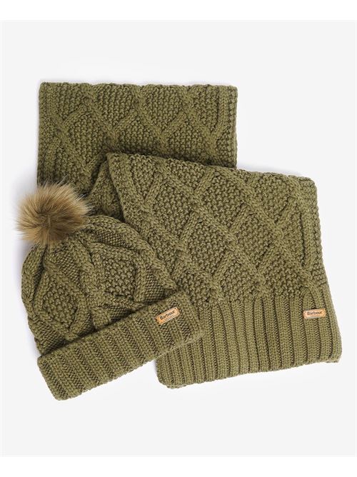 ridley beanie & scarf gift set BARBOUR | LGS0075OL71