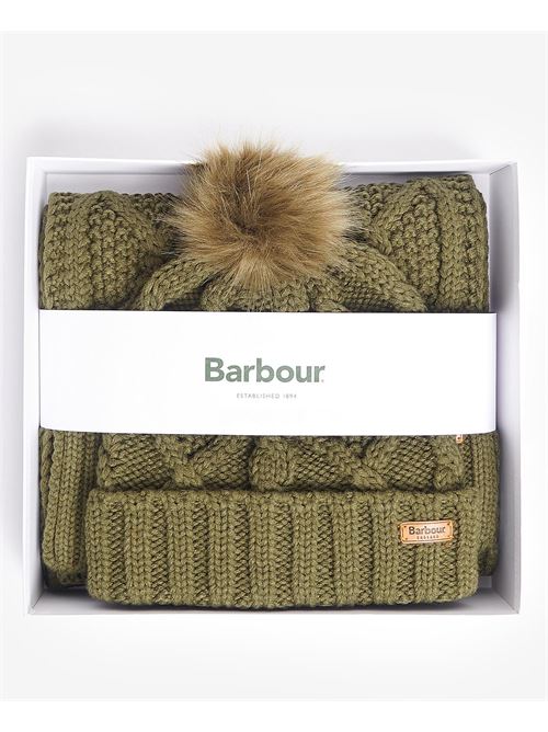 ridley beanie & scarf gift set BARBOUR | LGS0075OL71