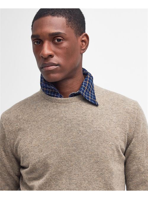 essential l/wool crew neck BARBOUR | MKN0345ST32