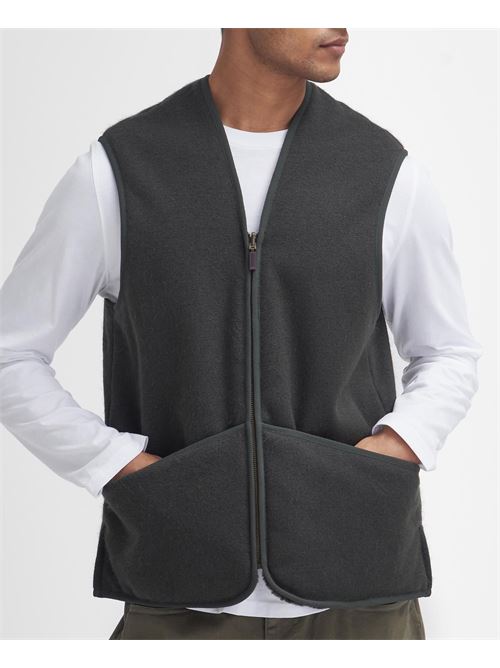 warm pile waistcoat zip BARBOUR | MLI0004SG71